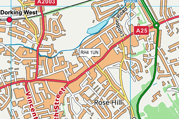 RH4 1UN map - OS VectorMap District (Ordnance Survey)