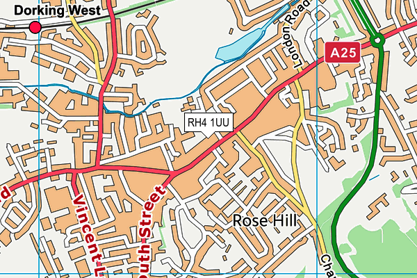 RH4 1UU map - OS VectorMap District (Ordnance Survey)