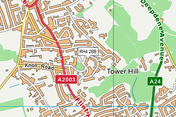 RH4 2BB map - OS VectorMap District (Ordnance Survey)