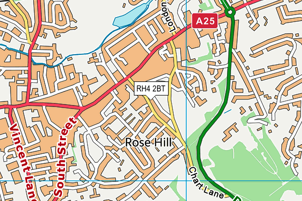 RH4 2BT map - OS VectorMap District (Ordnance Survey)