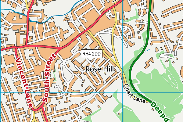 RH4 2DD map - OS VectorMap District (Ordnance Survey)