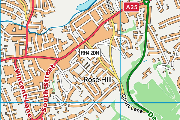 RH4 2DN map - OS VectorMap District (Ordnance Survey)