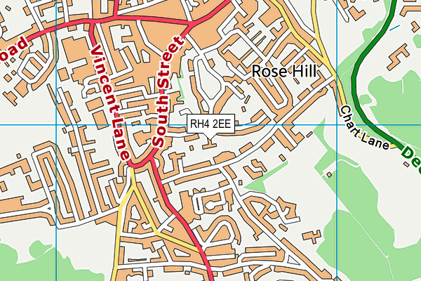 RH4 2EE map - OS VectorMap District (Ordnance Survey)