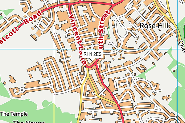 RH4 2ES map - OS VectorMap District (Ordnance Survey)