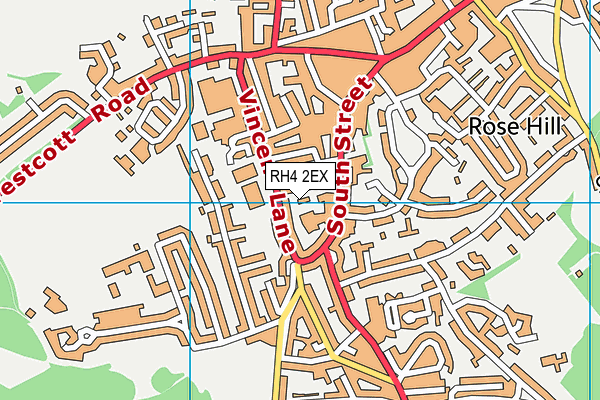 RH4 2EX map - OS VectorMap District (Ordnance Survey)