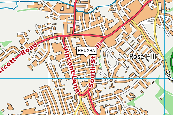 RH4 2HA map - OS VectorMap District (Ordnance Survey)