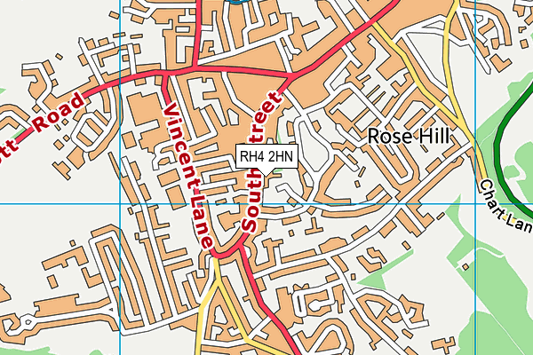 RH4 2HN map - OS VectorMap District (Ordnance Survey)
