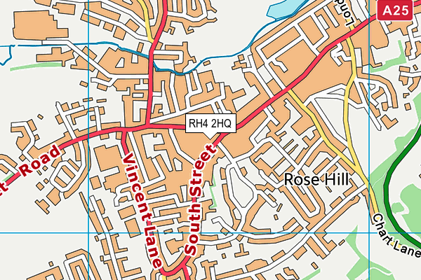 RH4 2HQ map - OS VectorMap District (Ordnance Survey)