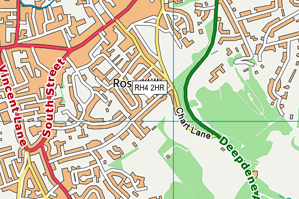 RH4 2HR map - OS VectorMap District (Ordnance Survey)