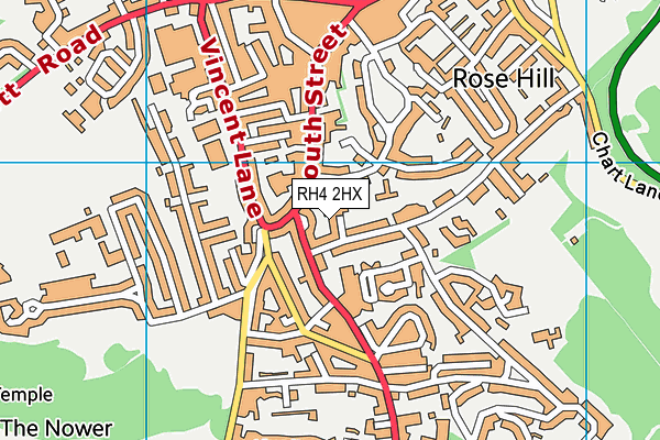 RH4 2HX map - OS VectorMap District (Ordnance Survey)