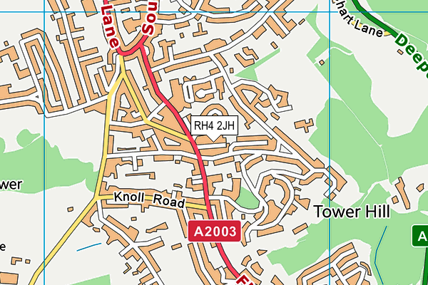 RH4 2JH map - OS VectorMap District (Ordnance Survey)