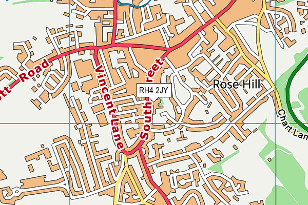 RH4 2JY map - OS VectorMap District (Ordnance Survey)