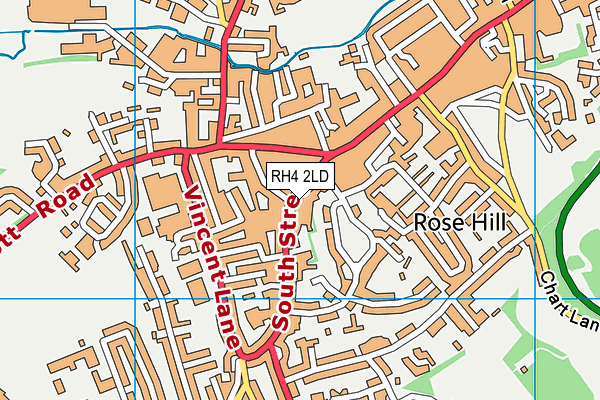 RH4 2LD map - OS VectorMap District (Ordnance Survey)
