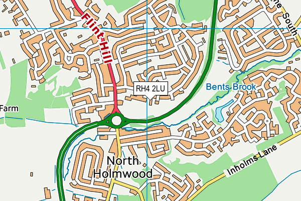 RH4 2LU map - OS VectorMap District (Ordnance Survey)