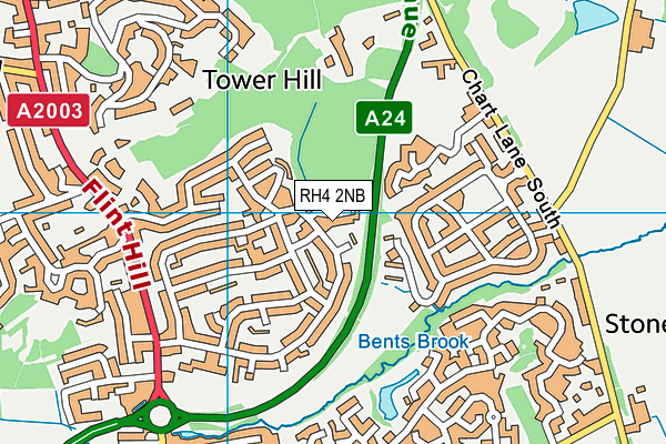 RH4 2NB map - OS VectorMap District (Ordnance Survey)