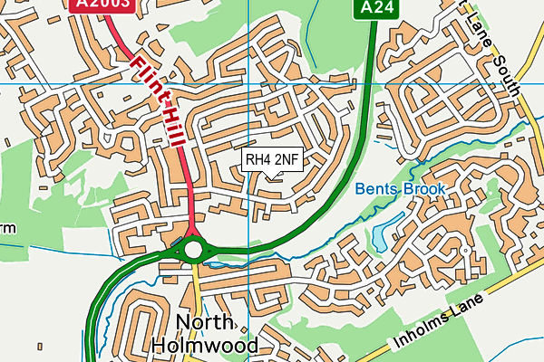 RH4 2NF map - OS VectorMap District (Ordnance Survey)