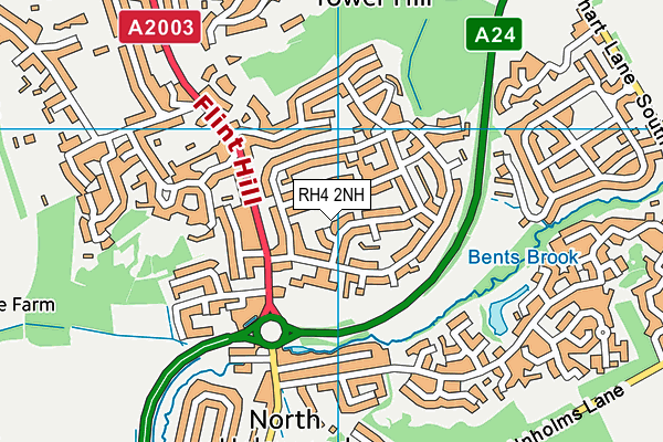 RH4 2NH map - OS VectorMap District (Ordnance Survey)