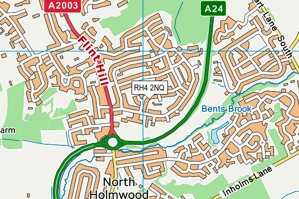 RH4 2NQ map - OS VectorMap District (Ordnance Survey)