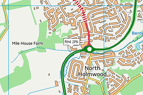 RH4 2PA map - OS VectorMap District (Ordnance Survey)