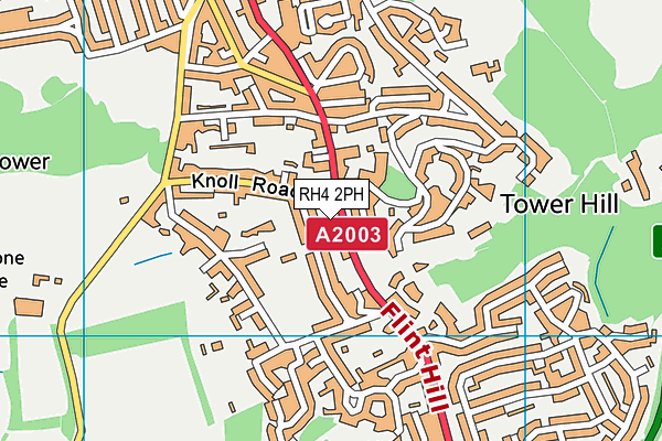 RH4 2PH map - OS VectorMap District (Ordnance Survey)