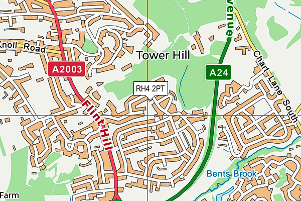 RH4 2PT map - OS VectorMap District (Ordnance Survey)