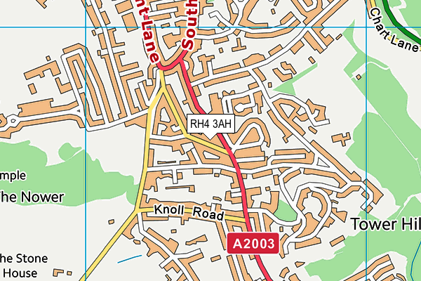 RH4 3AH map - OS VectorMap District (Ordnance Survey)