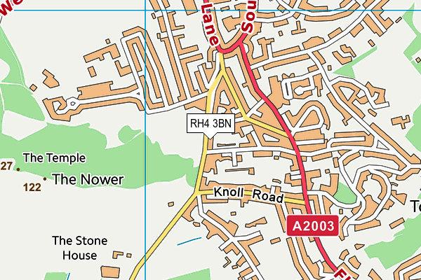 RH4 3BN map - OS VectorMap District (Ordnance Survey)