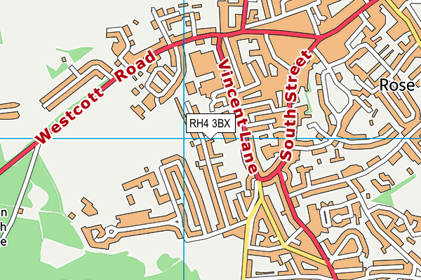 RH4 3BX map - OS VectorMap District (Ordnance Survey)