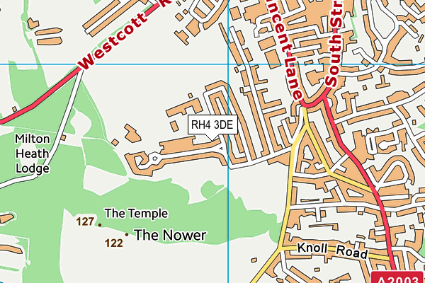 RH4 3DE map - OS VectorMap District (Ordnance Survey)