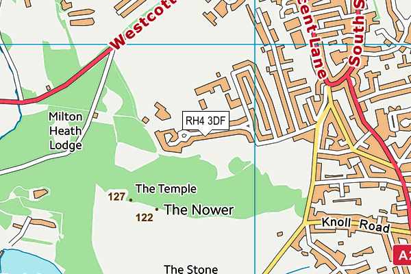 Powell Corderoy Primary School map (RH4 3DF) - OS VectorMap District (Ordnance Survey)