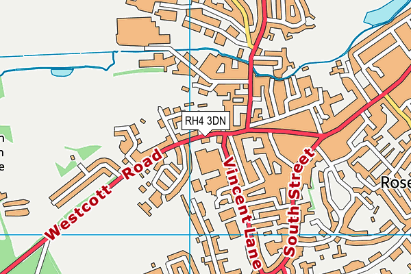RH4 3DN map - OS VectorMap District (Ordnance Survey)
