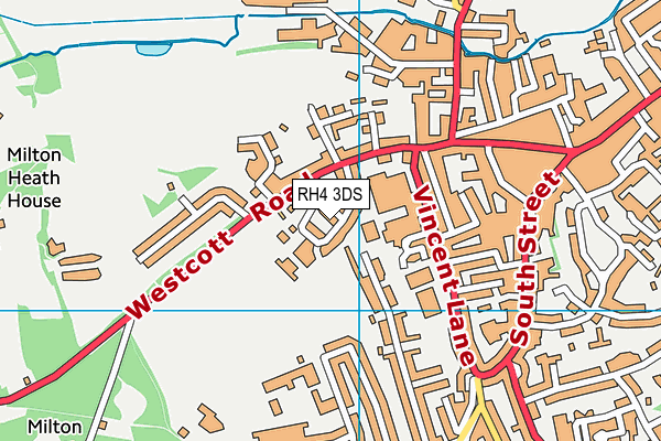 RH4 3DS map - OS VectorMap District (Ordnance Survey)