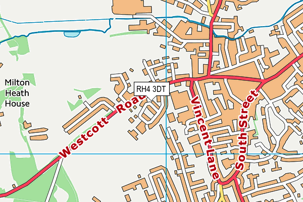 RH4 3DT map - OS VectorMap District (Ordnance Survey)