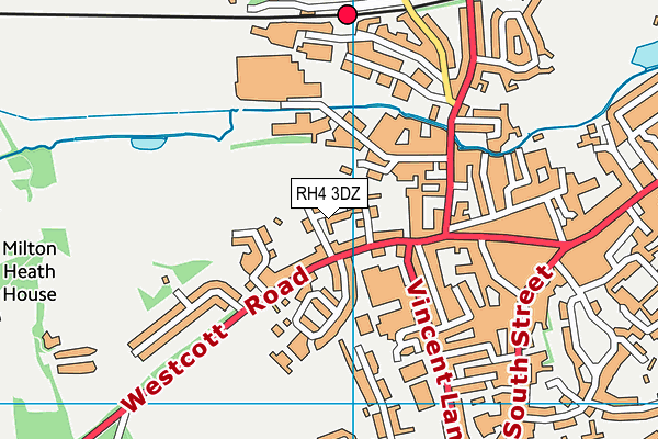 RH4 3DZ map - OS VectorMap District (Ordnance Survey)