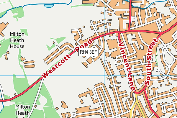 RH4 3EF map - OS VectorMap District (Ordnance Survey)