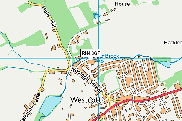RH4 3GF map - OS VectorMap District (Ordnance Survey)