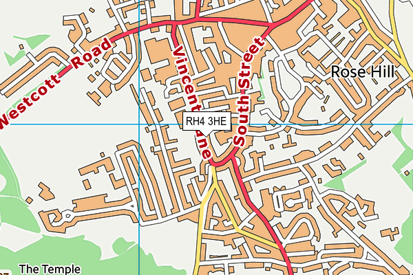 RH4 3HE map - OS VectorMap District (Ordnance Survey)