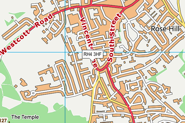 RH4 3HF map - OS VectorMap District (Ordnance Survey)
