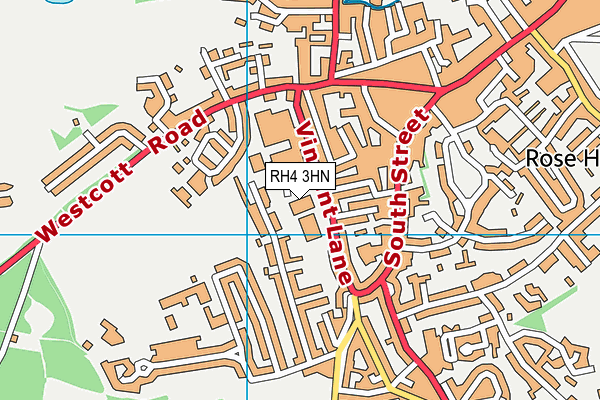 RH4 3HN map - OS VectorMap District (Ordnance Survey)