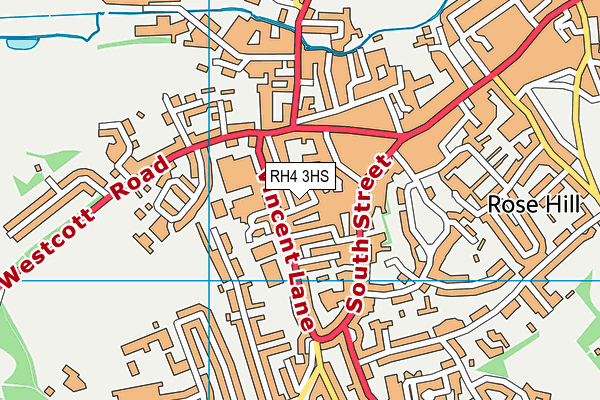 RH4 3HS map - OS VectorMap District (Ordnance Survey)