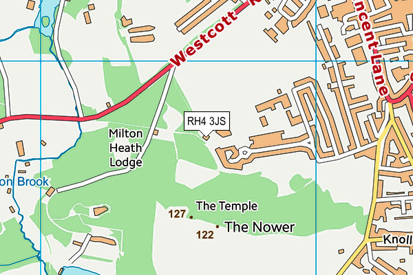 RH4 3JS map - OS VectorMap District (Ordnance Survey)