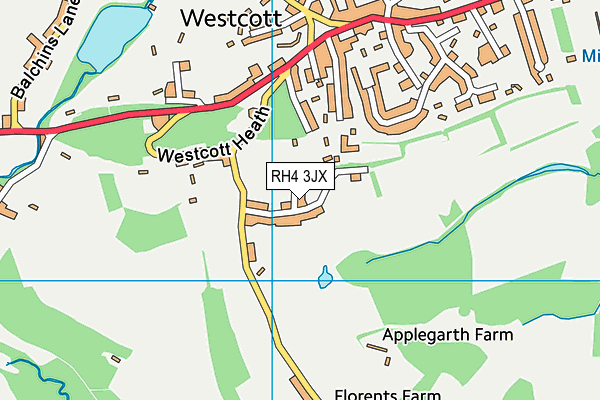 Map of BRAMLEY FIRST LTD at district scale