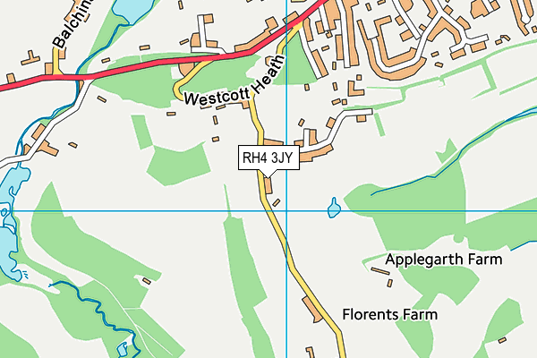 RH4 3JY map - OS VectorMap District (Ordnance Survey)