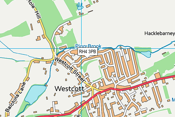 RH4 3PB map - OS VectorMap District (Ordnance Survey)