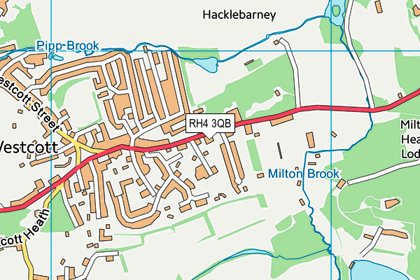 RH4 3QB map - OS VectorMap District (Ordnance Survey)