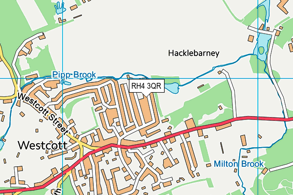 RH4 3QR map - OS VectorMap District (Ordnance Survey)