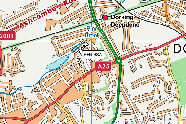 RH4 9SA map - OS VectorMap District (Ordnance Survey)