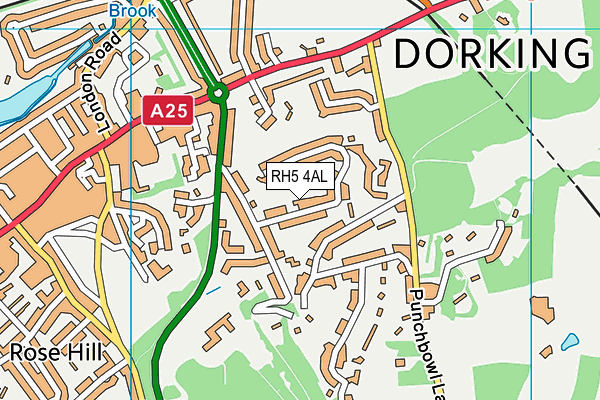 RH5 4AL map - OS VectorMap District (Ordnance Survey)