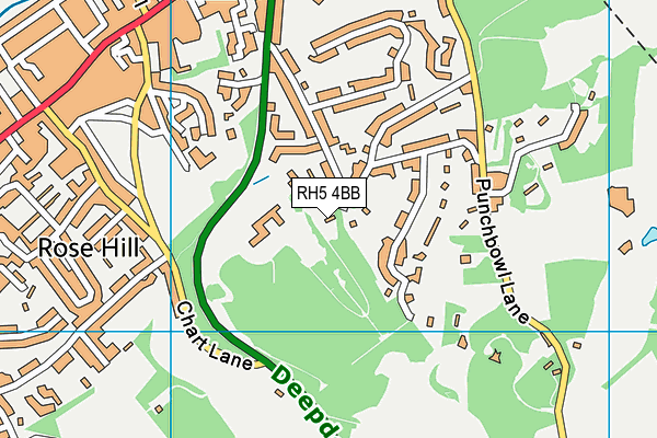 RH5 4BB map - OS VectorMap District (Ordnance Survey)