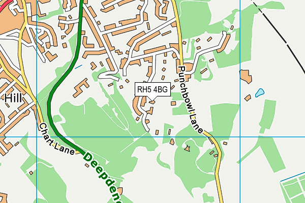 RH5 4BG map - OS VectorMap District (Ordnance Survey)